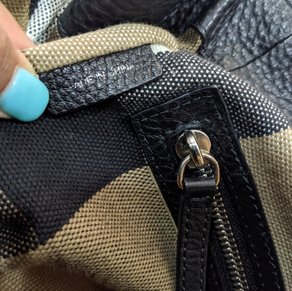 BURBERRY pebble leather Maidstone tote bag - Picture 9 of 11
